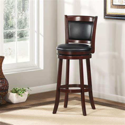 Walmart bar stools with backs - Surmoby Bar Stools Set of 4,Faux Leather Counter Height Bar Stools Set of 4,Industrial Stool Chairs with Back and Footrest,Black 21 4.4 out of 5 Stars. 21 reviews Linon Emmy Full Back Wood Bar Stool, 30" Seat Height, Gray Wash Finish with Stripe Fabric 